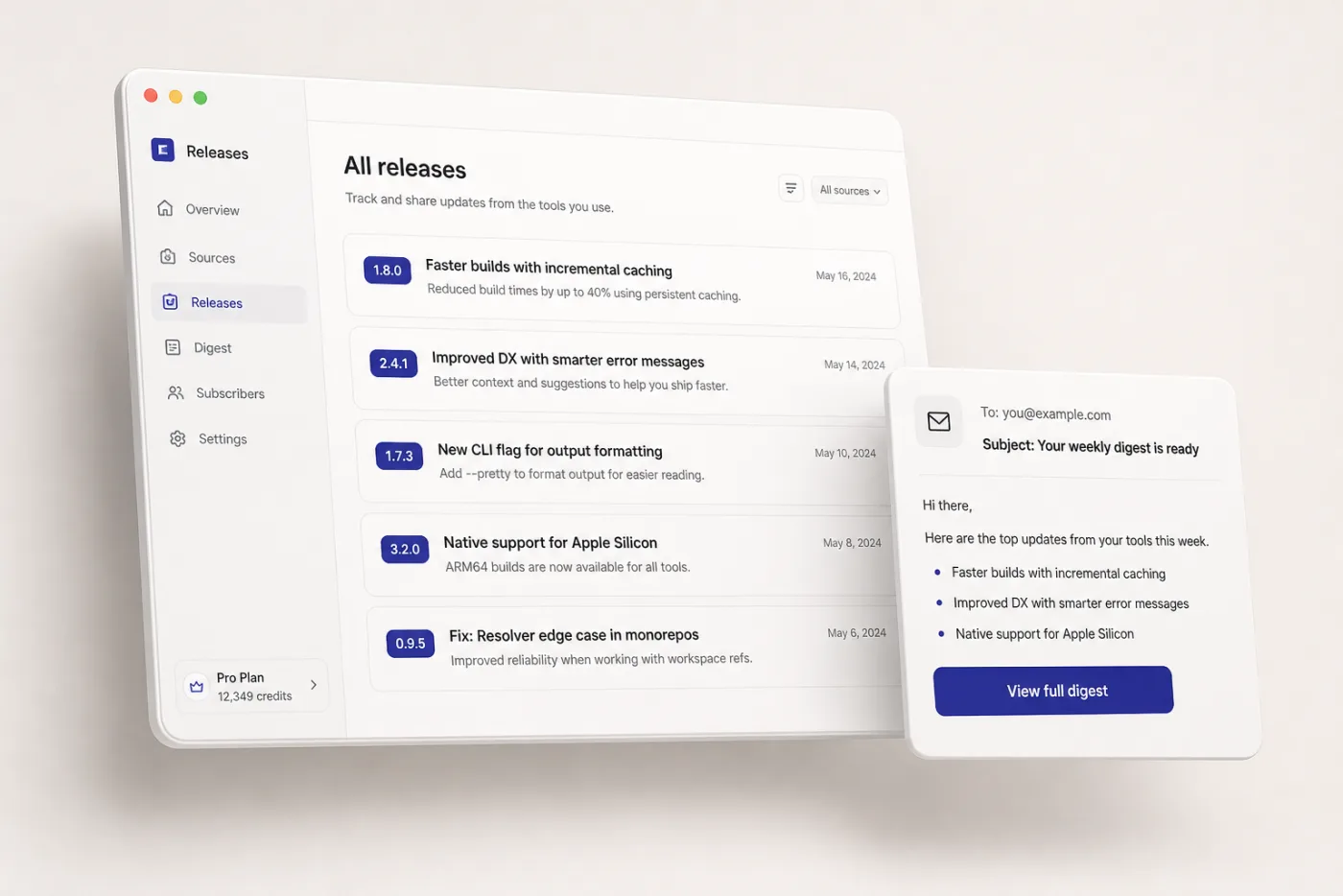 Changelog Digest